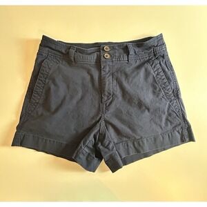 A New Day Shorts Stretch Womens Size 8 Navy Blue
